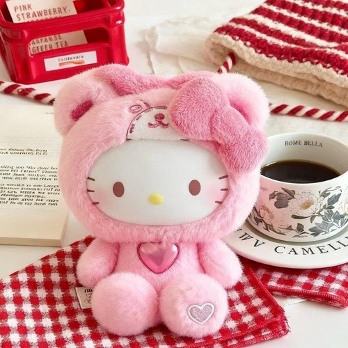TOPTOY Hello Kitty Pijama de Peluche Serie Vinilo Peluche Colgante Caja Ciega Lindo Regalo - Imagen 21 de 24
