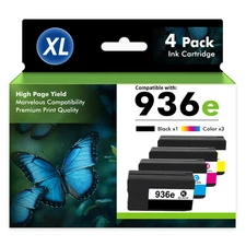 936e Ink Cartridges Compatible For HP 936 OfficeJet Pro 9120e 9130e 9135e 9700e