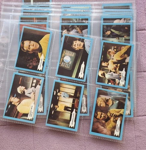 COMPLETE SET - A&BC GUM - STAR TREK  - 55 CARDS decent mid grade set