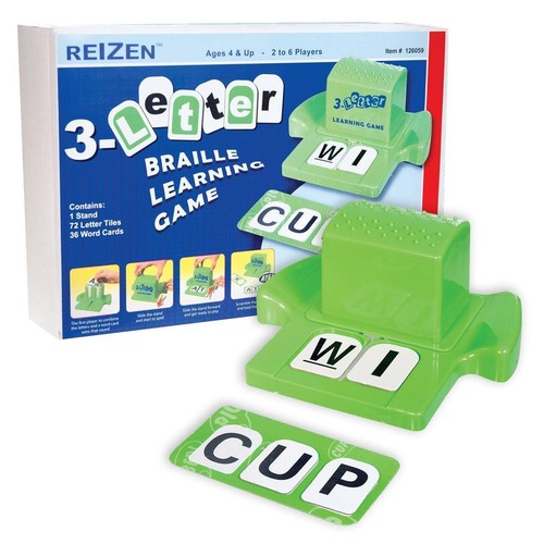 Juego de aprendizaje Braille de 3 letras - Imagen 1 de 1
