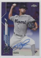 2020 Topps Chrome Rookie Purple Refractor 14/250 Robert Dugger #RA-RD Auto 00gy