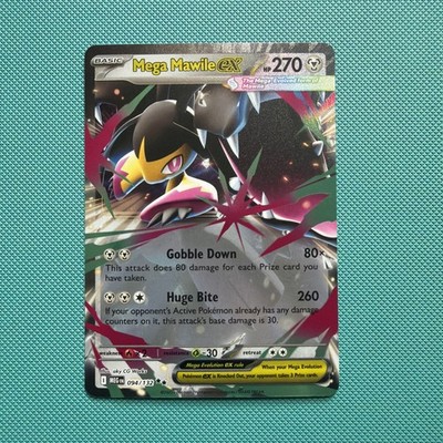 Mega Mawile EX 094/132 - Mega Evolution Base - Near Mint Double Rare