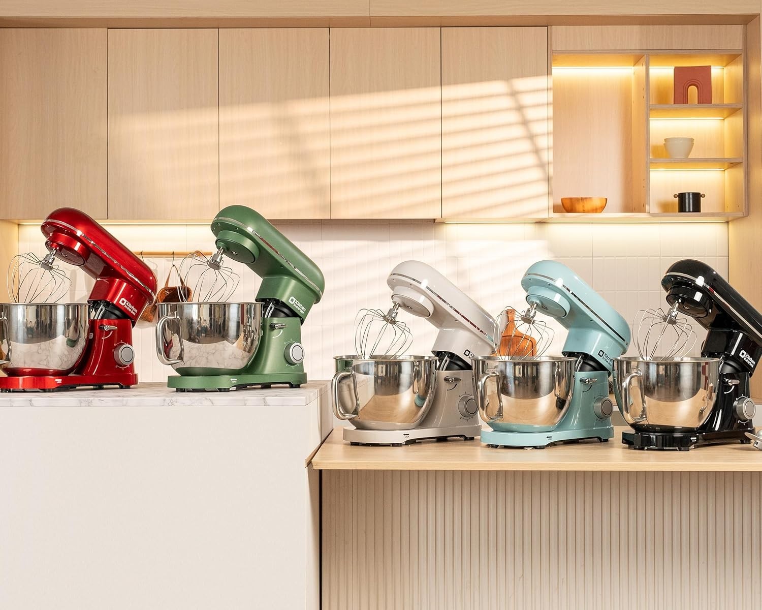 Kitchen in the box Stand Mixer 8.5QT 900W Heavy 6-Speed Stainless Steel