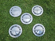 Set Of 5 1964 Ford Galaxie Hubcaps 10.5 Stainless Hipo R Code Fairlane 4 15whl