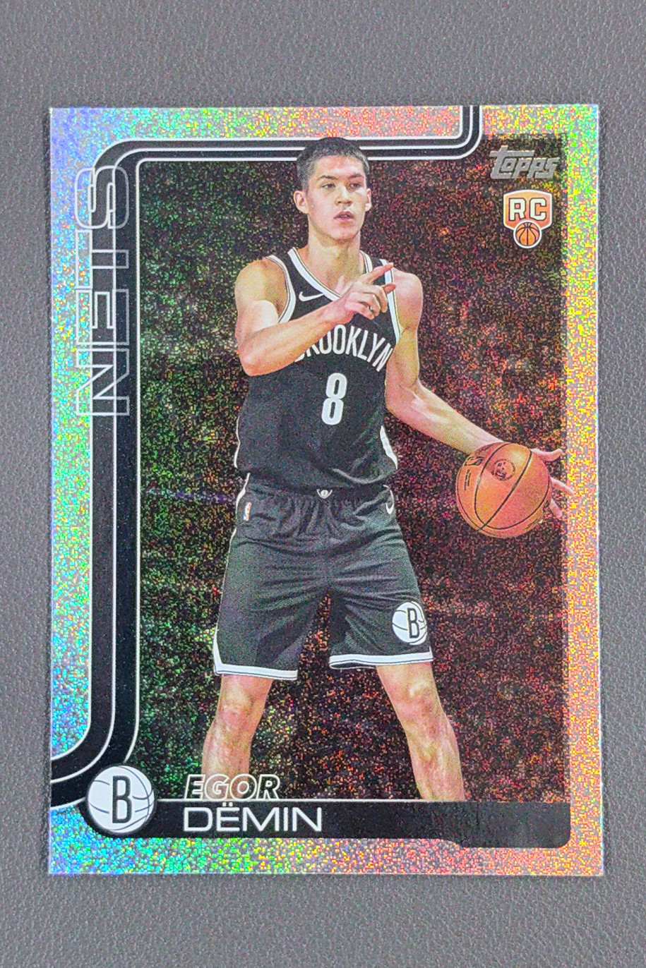 2025-26 Topps Basketball Egor Demin Rookie RC Holo Foil #208 Brooklyn Nets