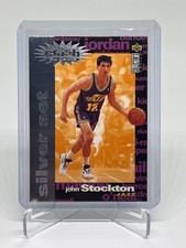 1995-96 UD Collector's Choice Crash the Game Silver Set John Stockton #C7