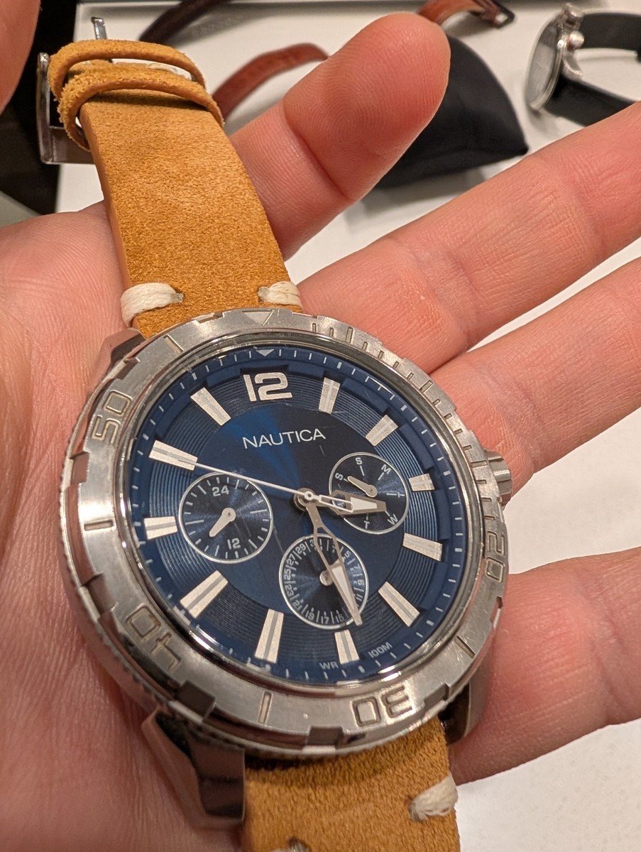 NAUTICA WATCH MEN'S NAPSTL001 Chronograph View 6