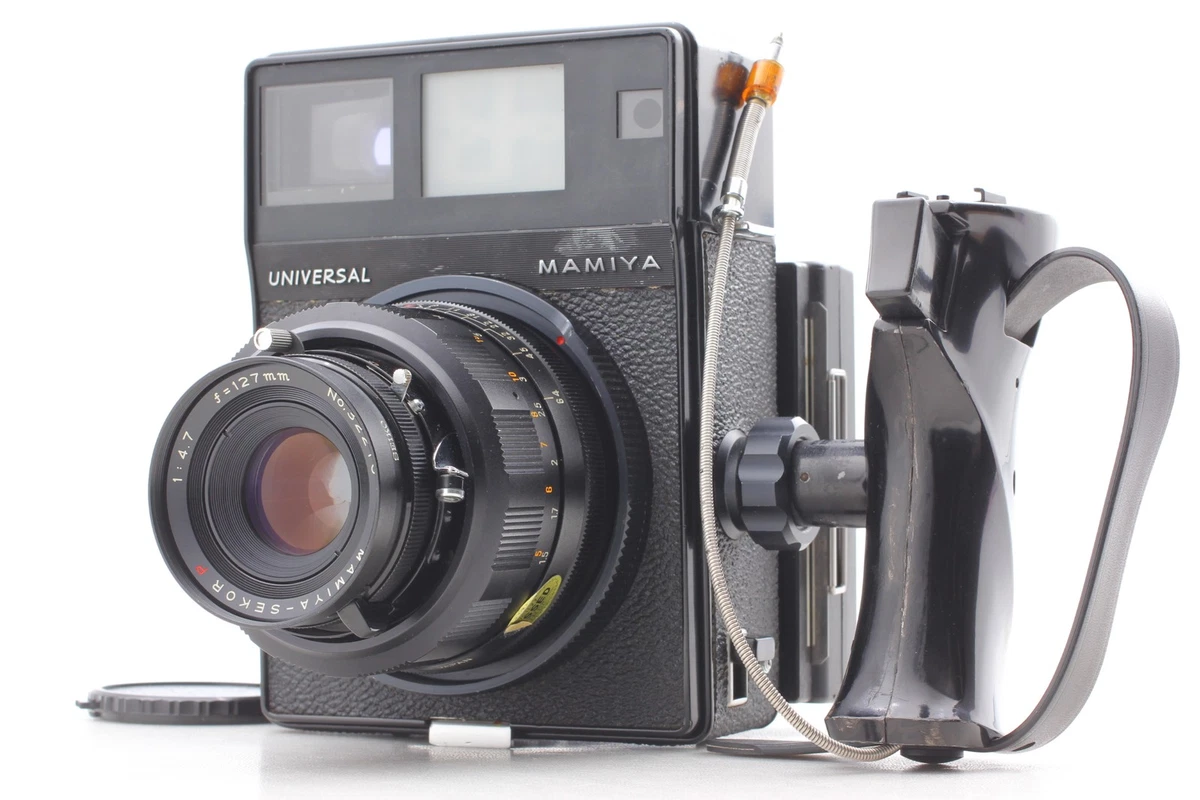 フィルムカメラ Mamiya UNIVERSAL マミヤ Mamiya ユニバーサルプレス Universal Press ブラック ボディ