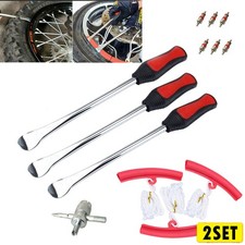 2set Motorcycle Spoon Bike Tire Repair Iron Tire Kit Change Lever Tool Protector