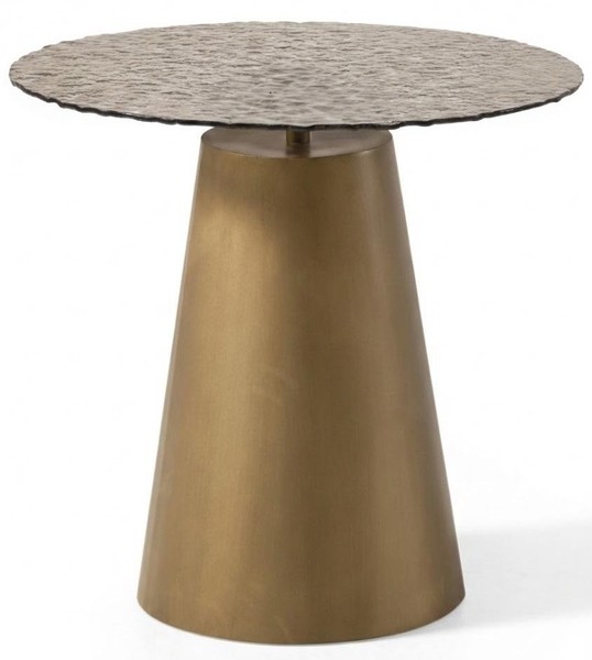 Modern Luxus Couchtisch Rund Glas Wohnzimmer Metall Elegant Exklusiv-image