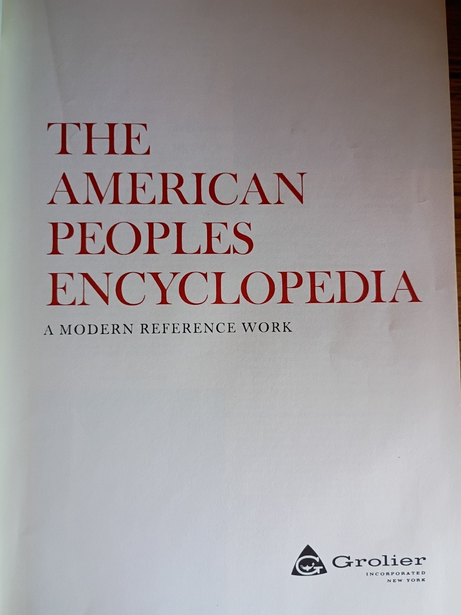 洋書 THE AMERICAN PEOPLES ENCYCLOPEDIA ①前半 The American Peoples Encyclopedia 1969 Complete Set 1-20 Volumes +