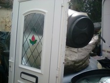 upvc front door white double glazed 960mm x 2040mm without side cap