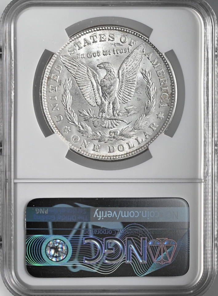 1921-D  $1 MORGAN SILVER DOLLAR  "DENVER MINT"  NGC MS64 #8675097-055 - Image 4 of 4