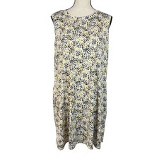 APT 9 Large Mini Dress A-Line Abstract Sleeveless Stretch Pockets Multicolor