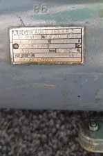 Leybold Heraeus D4A Vakuumpumpe + AEG Motor A...