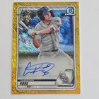 2020 Bowman Chrome Gold Wave Refractor /50 CHRISTIAN KOSS 1st Prospect Auto RC