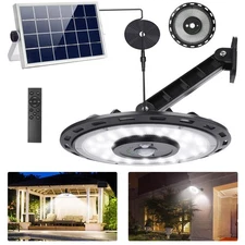 Solar Shed Light 3000LM w/ Switch Motion Sensor 5 Modes for Garage Barn Patio
