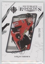 2017-18 Ultimate Collection Ultimate Rookies 86/299 Logan Brown #84 xp6