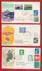 JAPAN - 3  1971 FDCs WITH INSERTS - SEE SCAN Pk 14