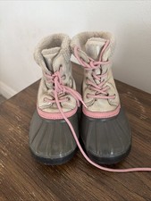 Gymboree Girls Tie Winter Snow Boots Size 11