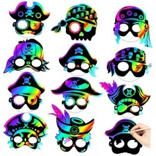 60 Pcs Pirate Party Favors Pirate Themed Birthday Party Accessories Supplies