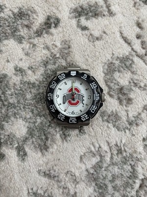 Ohio State Watch Black Bezel Quartz Stainless Steel And Latch