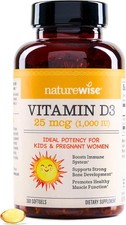 NatureWise Vitamin D3 1000iu 25 mcg 1-Year Supply for 360 Count Pack of 1 
