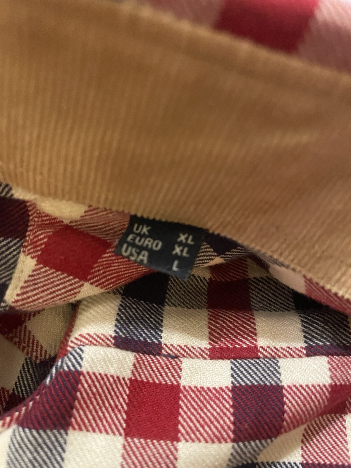 Barbour Gingham Button Down Flannel Plaid Shirt M… - image 7