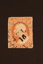 US Scott 10A 3 Cent Washington Rapidan Station SOTN Cancel