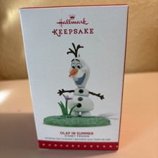 New 2015 Hallmark Disney Frozen Olaf Christmas Tree Holiday Ornament Mint. d 7