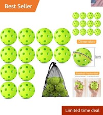 12/50/100 Pack Baseball Practice Balls Plastic Training Balls Lightweight Hol...