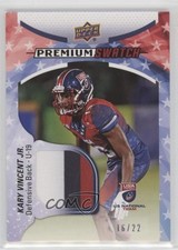 2017 Upper Deck USA Football U19 Future Swatch Premium 16/22 Kary Vincent Jr d4e
