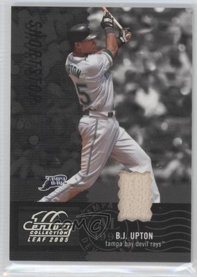 2005 Leaf Century Collection Materials Bats 3/50 BJ Upton #174 0v1