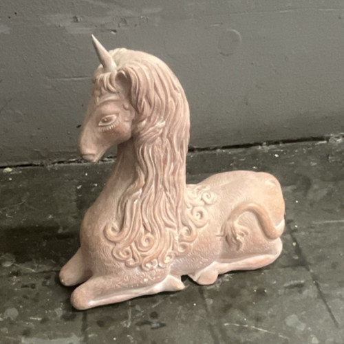 Pink Unicorn Fantasy Figurine Collectible