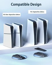 Vertical Stand for PS5 Slim Disc Console Compatible with PlayStation 5