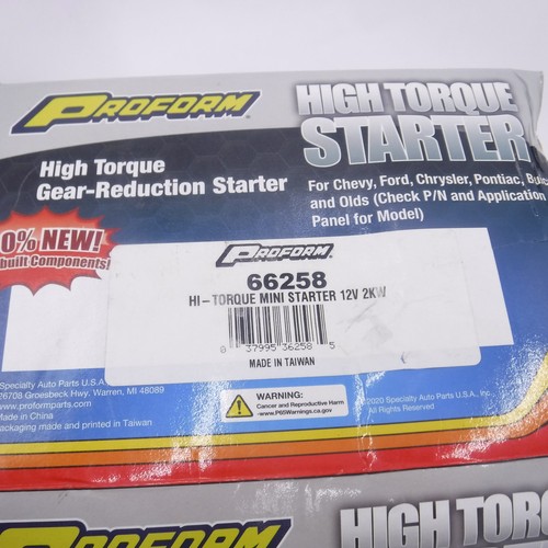 Proform 66258 High Torque Mini Starter 12V for 1988-2000 GMC C2500 ...