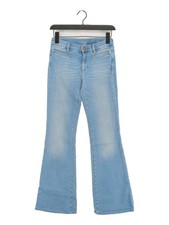 MiH Women's Jeans W 26 in Blue Cotton with Elastane Flared
