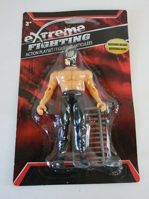 Extreme Fighting Action Playset 1 figure with bike rack by green brier intern.