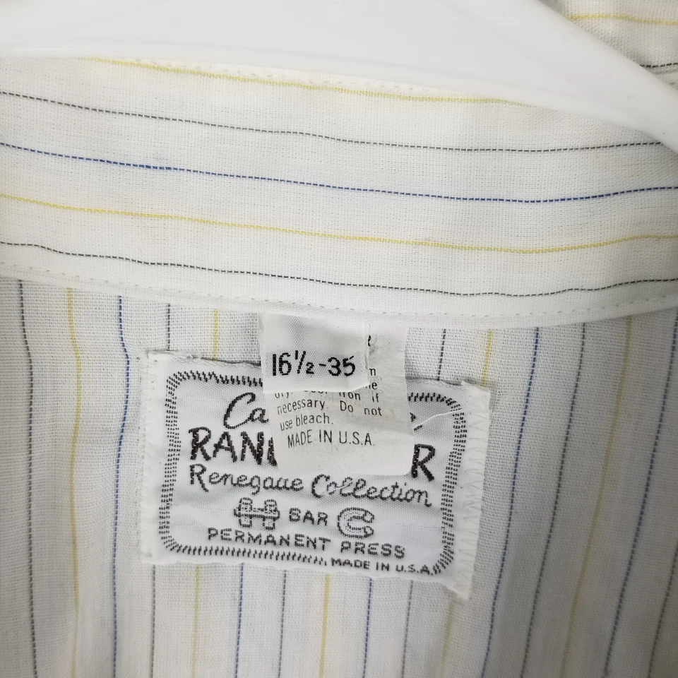 Camisa Vaquera De Colección H Bar C California RanchWear Western Hombres 16 1/2 -35 XL 23X32 Foto 2 de 4