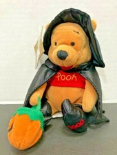 Disney Store Winnie The Pooh Trick Or Treat Halloween 8-Inch Bean Bag Toy Plush