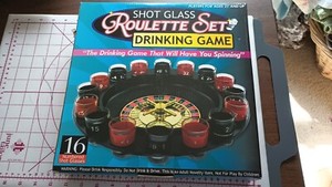 Shot Glass Roulette Set Drinking Game