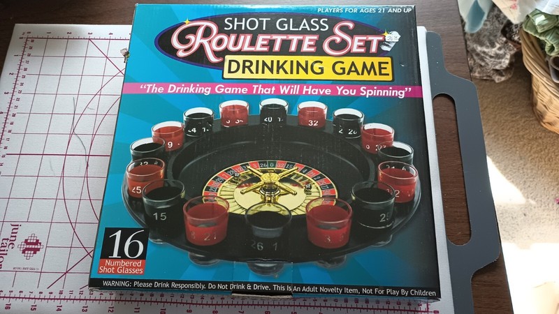 Shot Glass Roulette Set Drinking Game