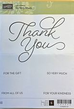 Stampin Up Stamp Set SO VERY MUCH Sale A Bration Retired Sets