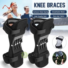 Joint Support Brace Knee Pads Booster Lift Squat Running Power Spring Force Kit