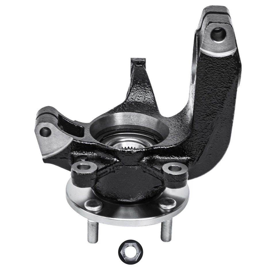 Front Steering Knuckle+Wheel Hub Bearing for 2006 2007 2008 2009-2011 Ford Focus - Изображение 3 из 4