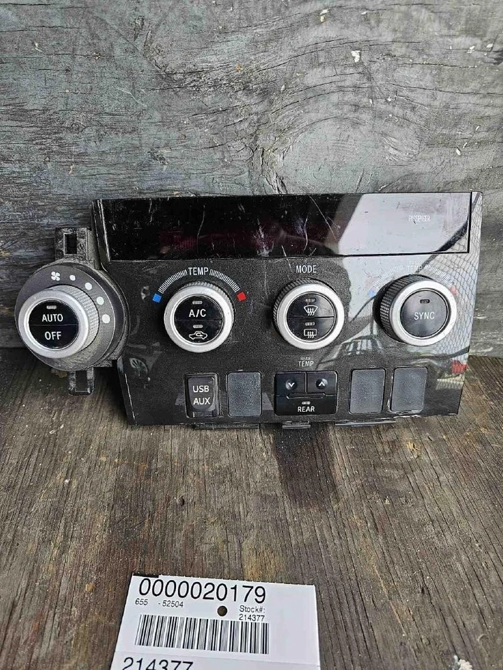 Toyota Sequoia 2010-2019 calefacción aire acondicionado control de temperatura delantero SR5 OEM Foto 2 de 4