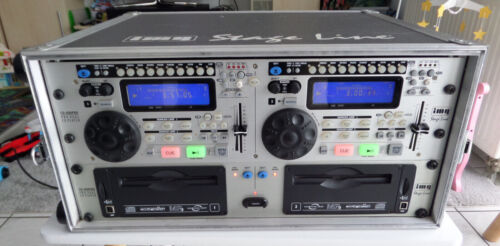 imq CD-400PROStage Line, mit Case, gebraucht, Dual-CD-Player - Bild 1 von 8