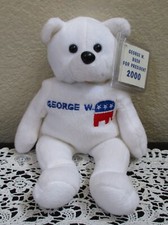 Fun Bears George W. Bush For President 2000 8-1/2"