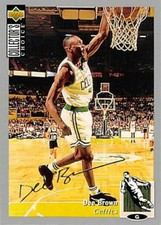 1994-95 Collector's Choice Silver Signature #270 Dee Brown CELTICS bb23