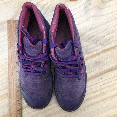 purple fila boots
